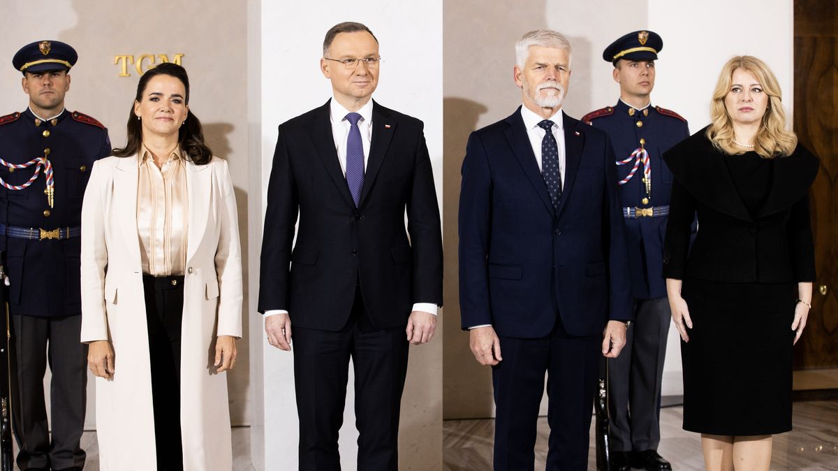 Fotky: Týden významných návštěv. Jak Praha hostila středoevropské lídry